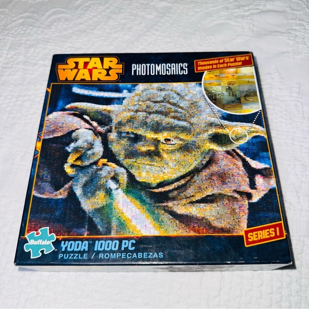 Star Wars Yoda Puzzle 1000 piece Photomosaic Buffalo Games